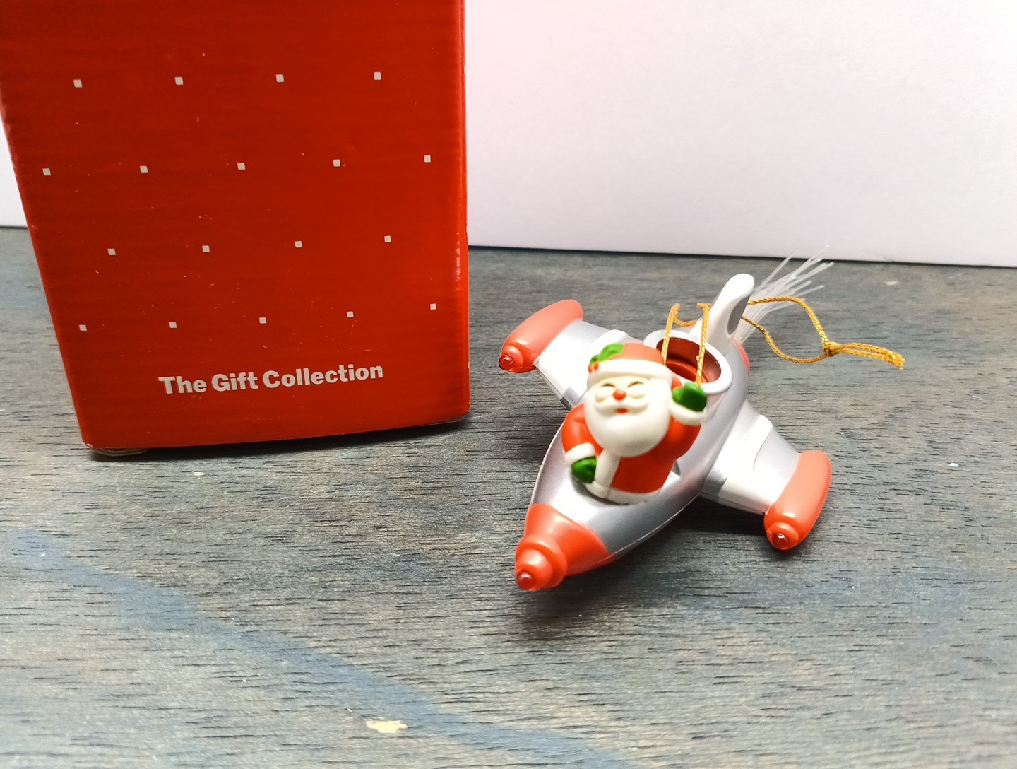 Vintage Avon Super Sonic Santa Light up Ornament Christmas W/Box 1980's 6 Vintage Avon Super Sonic Santa Light up Ornament Christmas W/Box 1980's 6