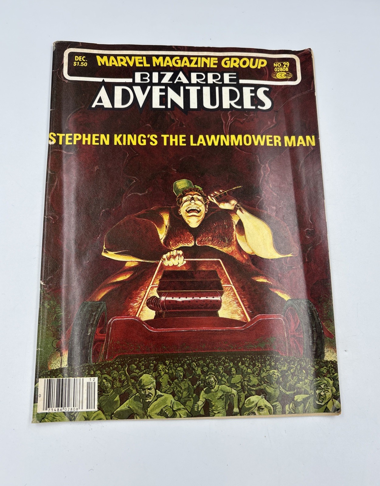 Bizarre Adventures #29 Marvel Magazine 1981 Stephen King's the Lawnmower Man Bizarre Adventures #29 Marvel Magazine 1981 Stephen King's the Lawnmower Man