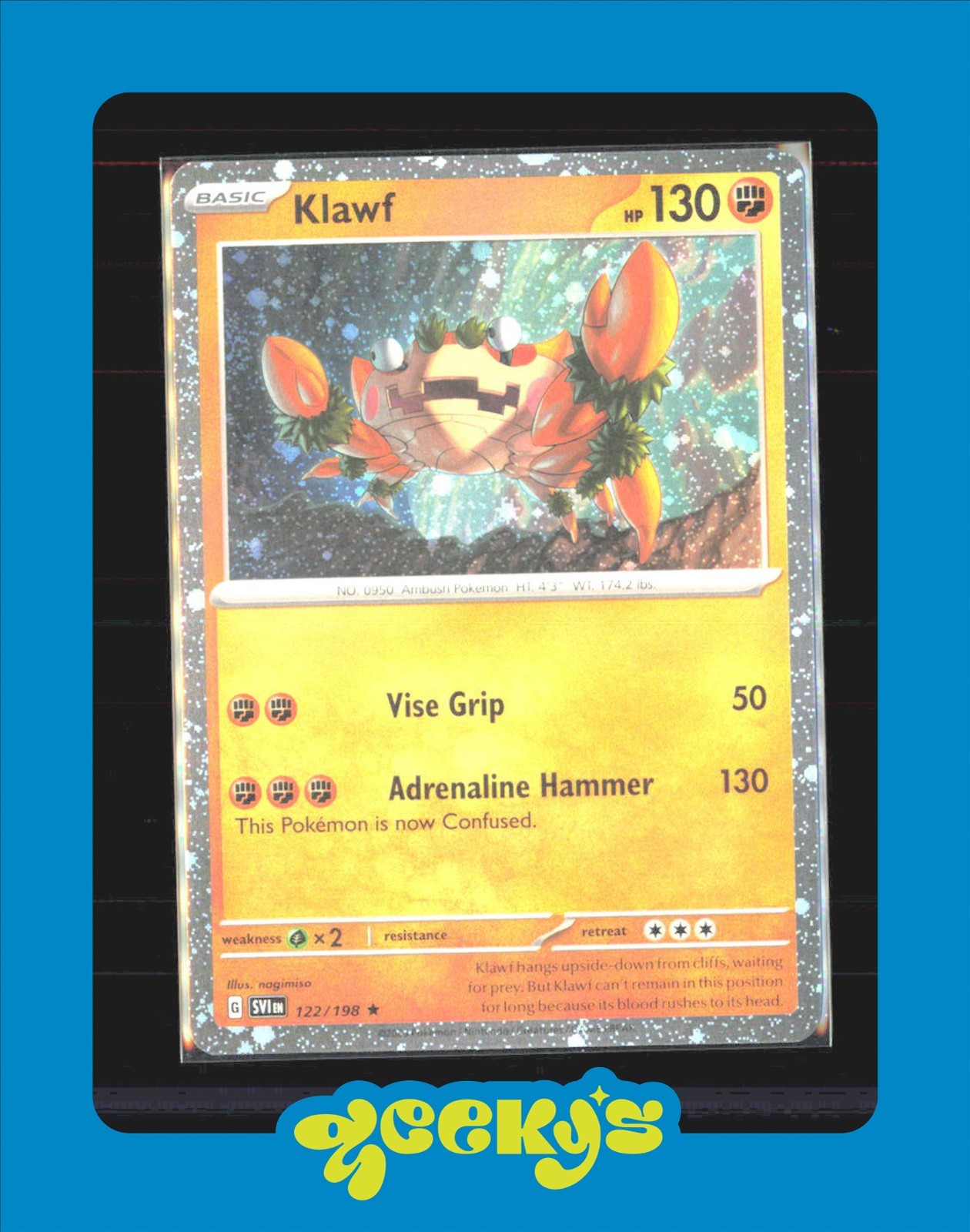 Klawf (Cosmo Holo) 122/198 Promo Miscellaneous Cards & Products Pokemon