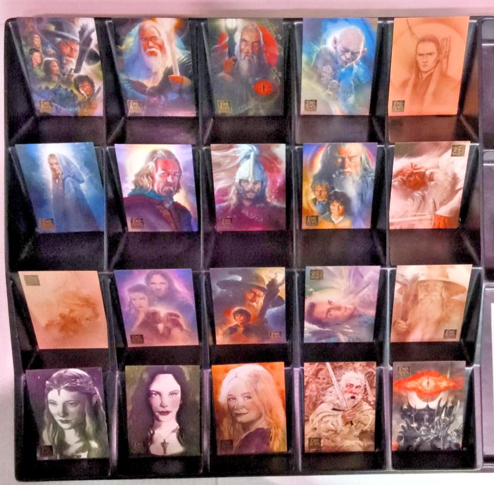 Topps Lord of the Rings Masterpieces Series 2 Base Set 72 Cards LOTR 2008 Fantas Topps Lord of the Rings Masterpieces Series 2 Base Set 72 Cards LOTR 2008 Fantas