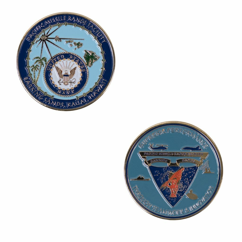NAVY PACIFIC MISSILE RANGE BARKING SAND KAUAI HAWAII 1.75\