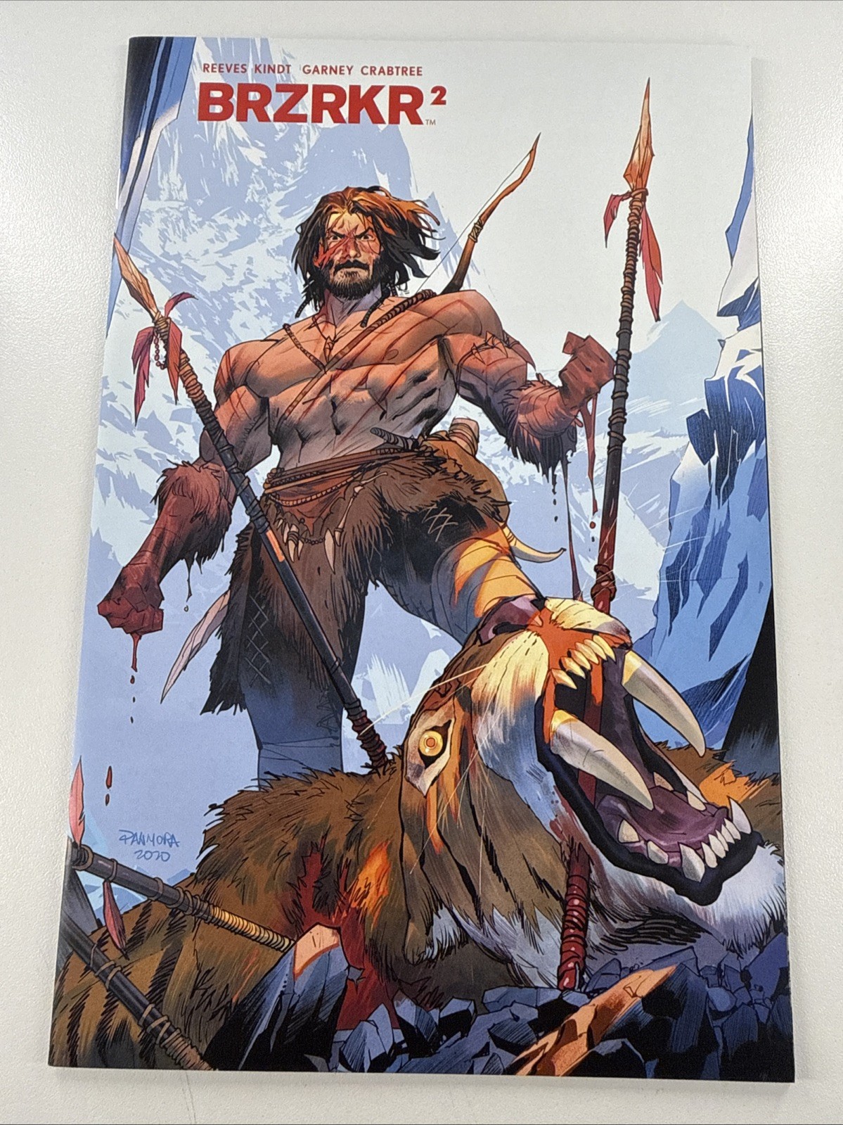 BRZRKR #2 Second Print Boom Studios Keanu Reeves NM
