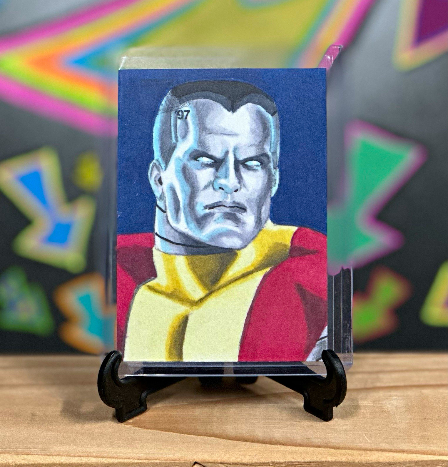 2025 Topps Finest X-Men ‘97 Colossus #1/1 Sketch Card & Auto Jason Christner
