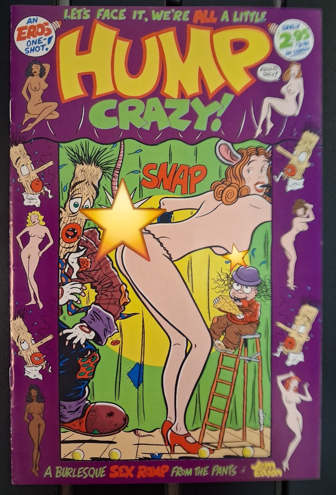 Rare Hump Crazy #1 Underground Comix 1995 Eros comic HTF 