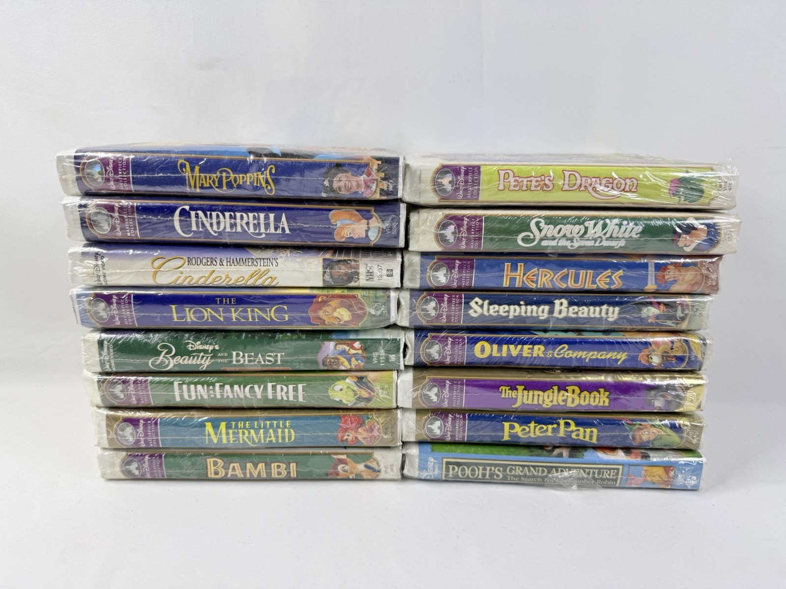 Disney vhs TAPE lot ALL FACTORY SEALED . Lot Of 16 Disney vhs TAPE lot ALL FACTORY SEALED . Lot Of 16