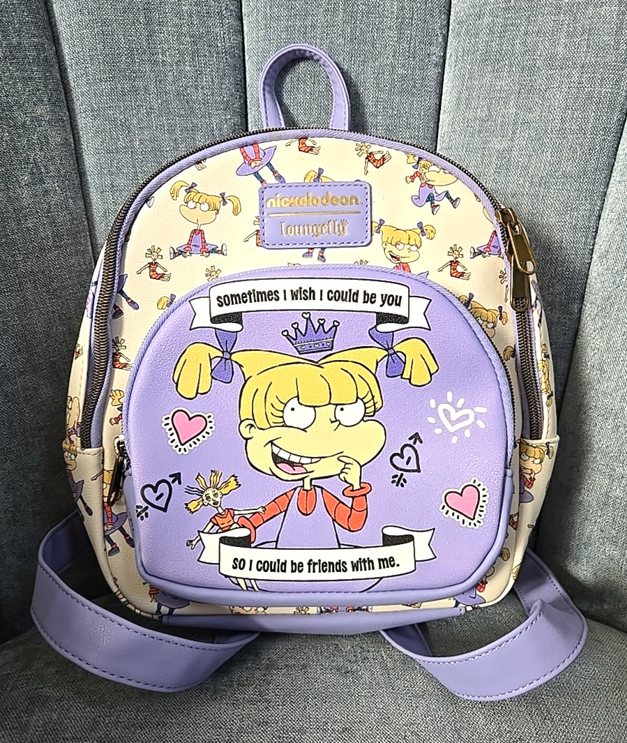 Loungefly Nickelodeon Rugrats Angelica Mini Backpack NWOT Loungefly Nickelodeon Rugrats Angelica Mini Backpack NWOT