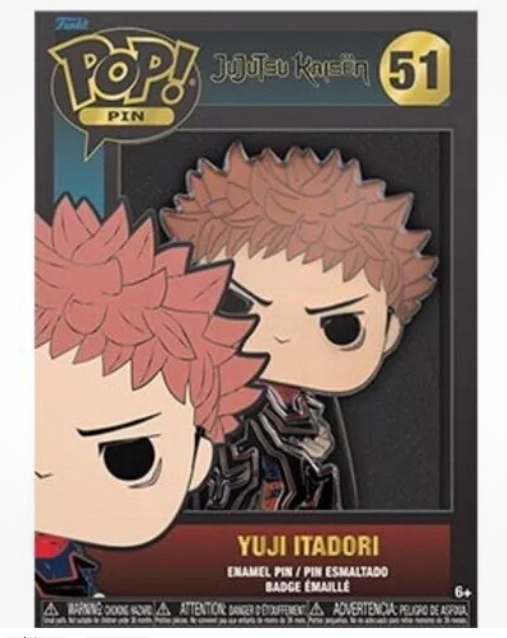 Loungefly Funko POP PIN JuJuTsu Kaisen - Yuji Itadori 4\