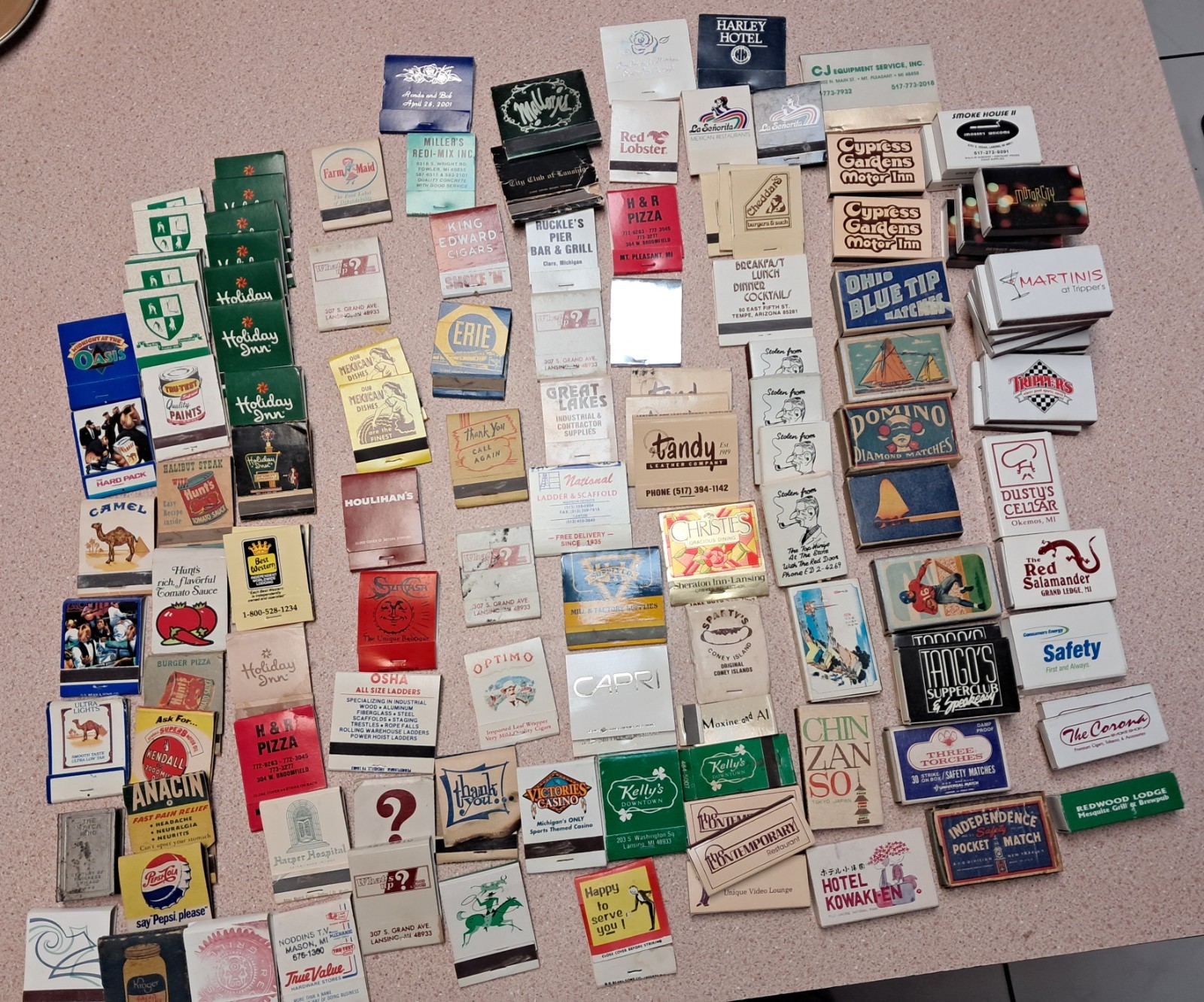 70s 80s lot MICHIGAN Restaurants Establishments Matchbooks matches 125+ Covers + 70s 80s lot MICHIGAN Restaurants Establishments Matchbooks matches 125+ Covers +