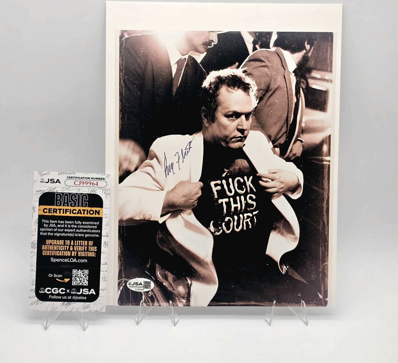 Larry Flynt Signed 8x10 Photo Hustler Magazine Founder Autographed JSA COA