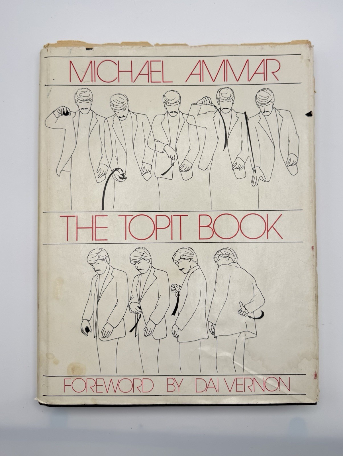 1983 Michael Ammar The Topit Book 1st Edition Magic Dai Vernon w/ Patterns