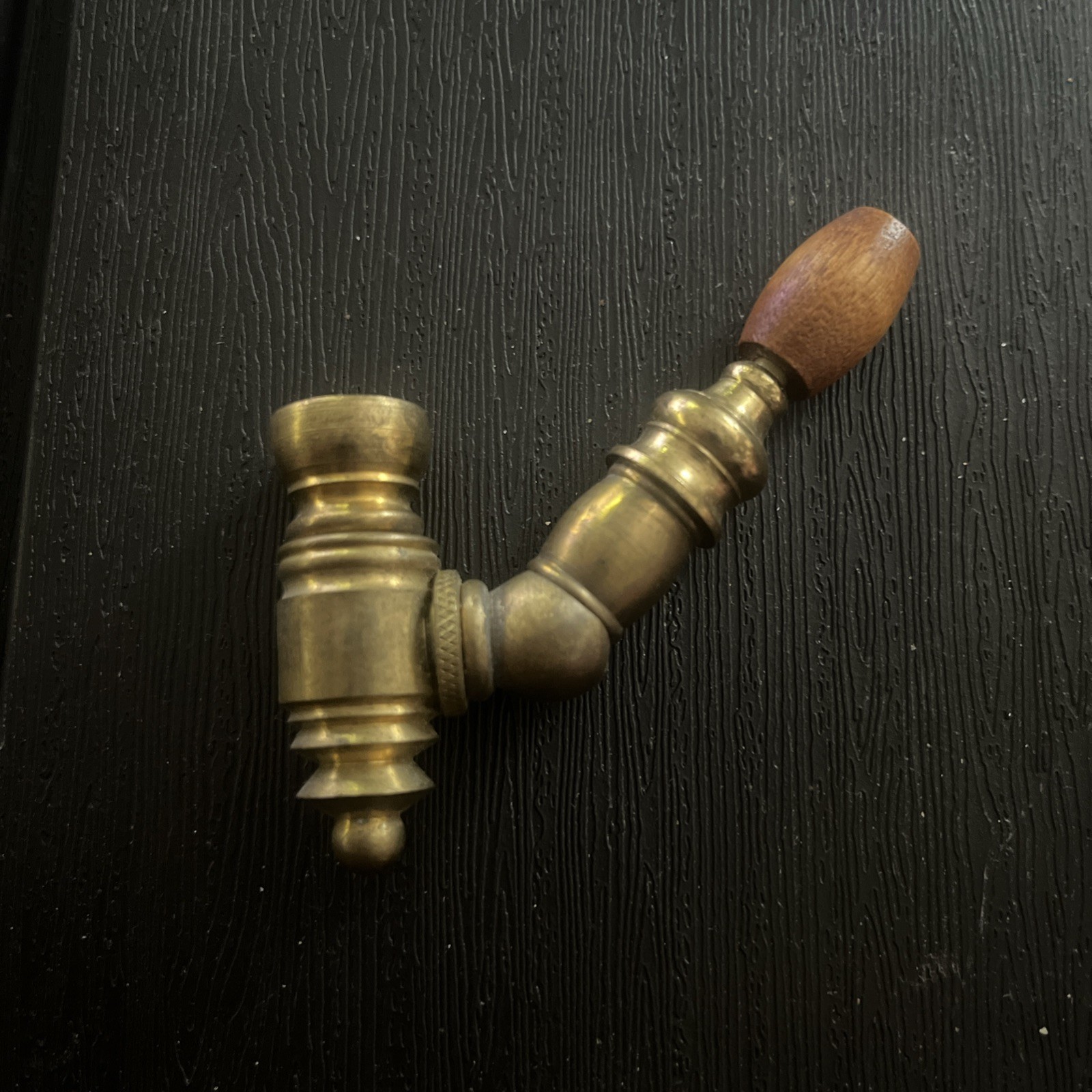 Vintage 1970s Head Shop brass extending Pipe NOS
