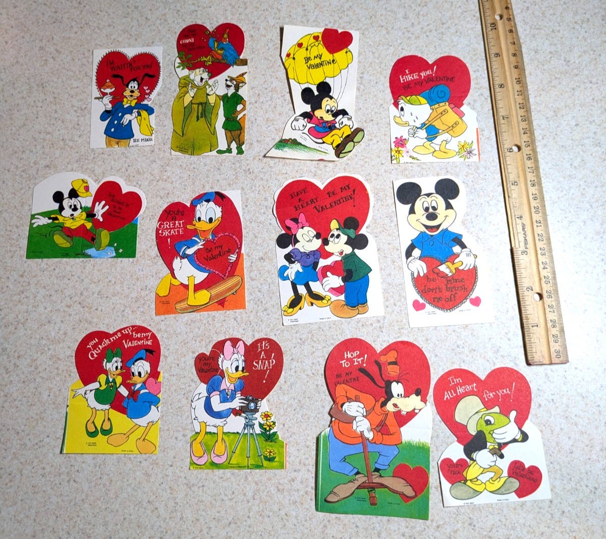 Vintage Disney Productions Kids 1970s Robin Hood Jiminy Mickey Daisy Goofy USA