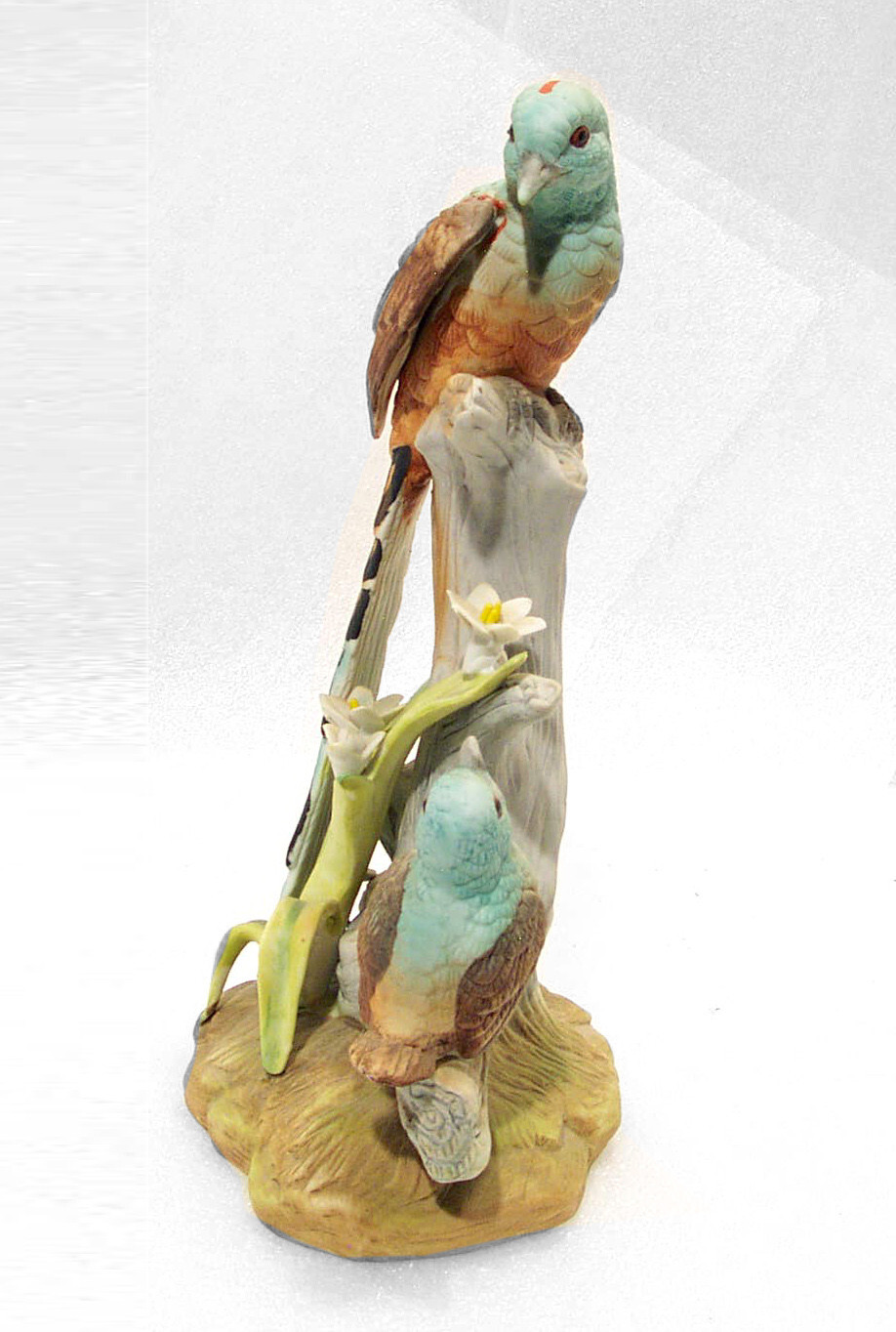 Blue Birds Mother & Baby Chick Figurine 9\