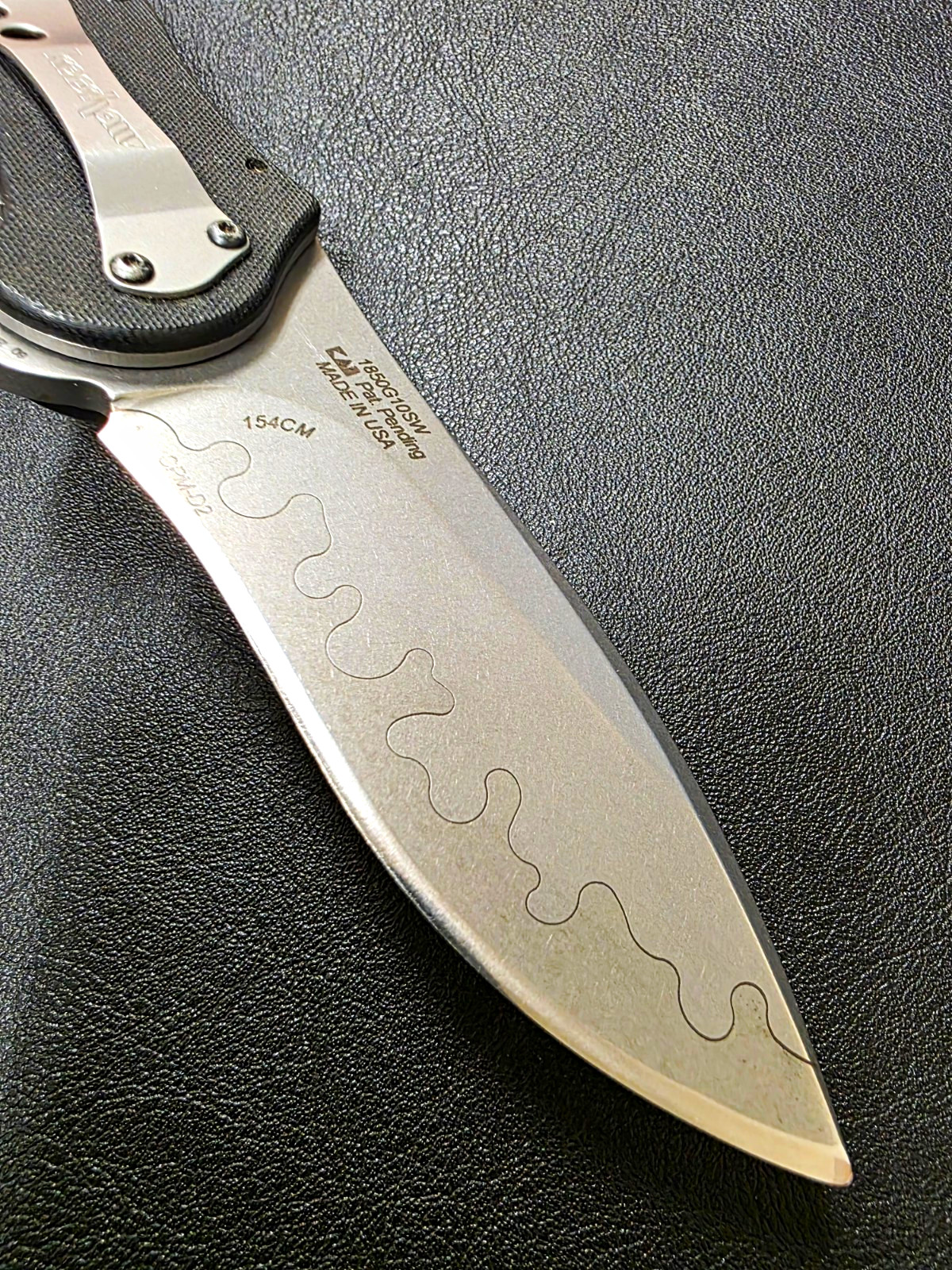Kershaw Ken Onion Tyrade 1850G10SW Original 2009, Speedsafe Flipper 154CM/CPMD2 Kershaw Ken Onion Tyrade 1850G10SW Original 2009, Speedsafe Flipper 154CM/CPMD2