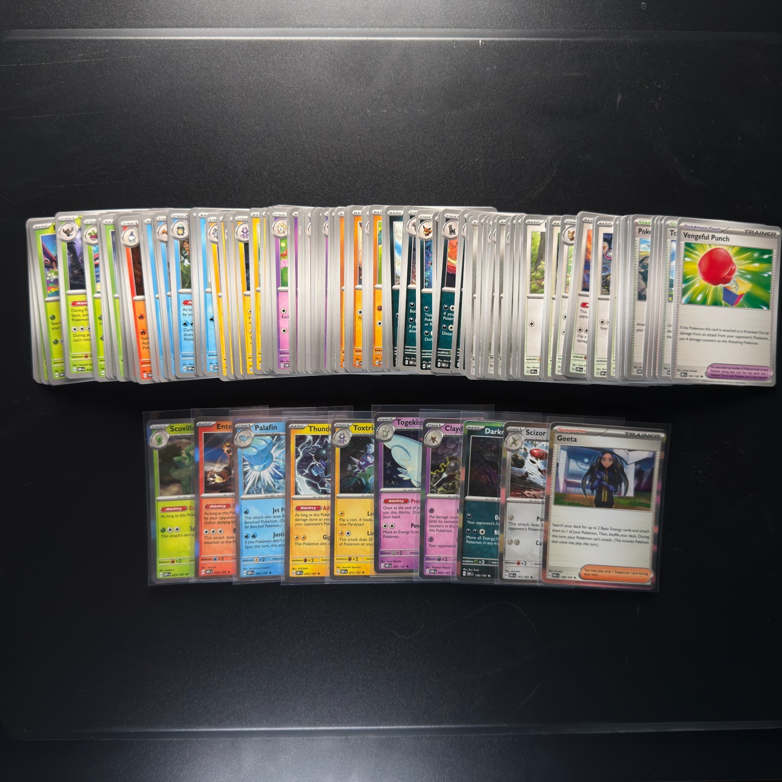 Pokemon TCG Obsidian Flames 100% Base Common/Uncommon/Holo Set - 176 Cards NM