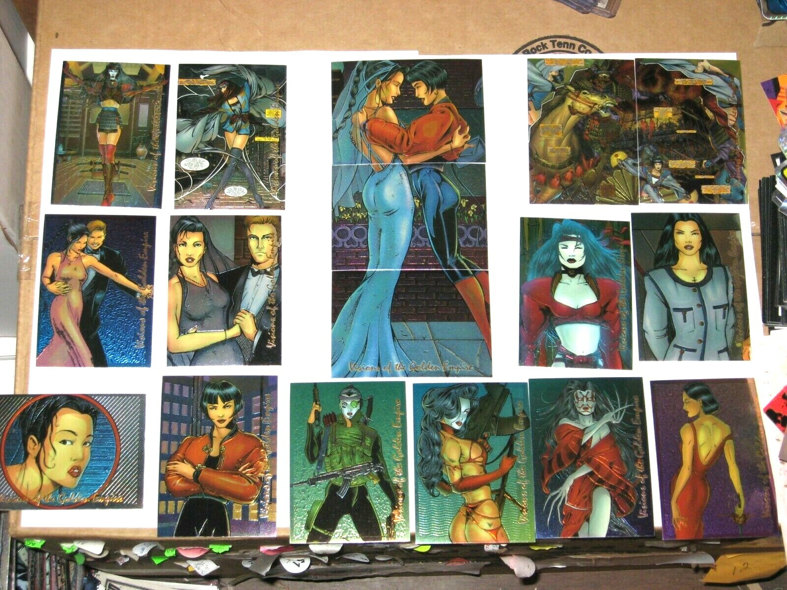 1996 SHI ALL CHROMIUM VISIONS OF THE GOLDEN EMPIRE 90 CARD SET WILLIAM TUCCI