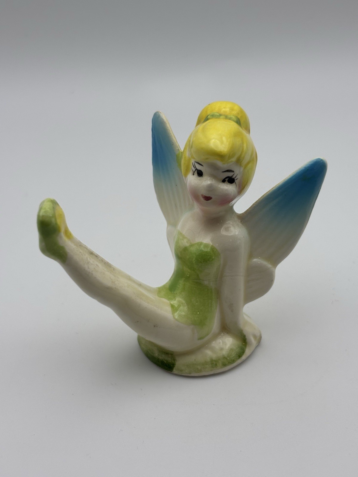 Vintage Rare Disneyland Tinkerbell Enesco Ceramic Figurine 1960's Era Vintage Rare Disneyland Tinkerbell Enesco Ceramic Figurine 1960's Era
