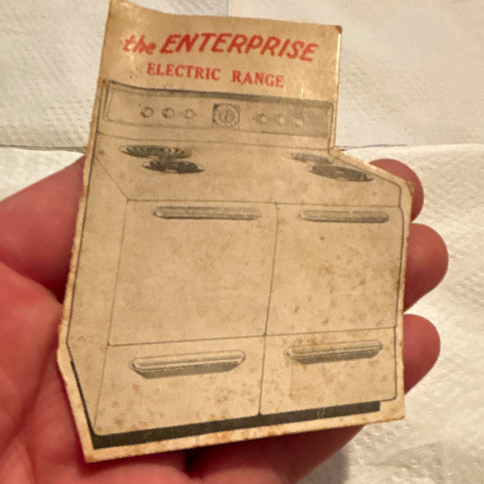 Vtg 1950s Phillips Buttorff Enterprise Electric Range Advertising Needle Book