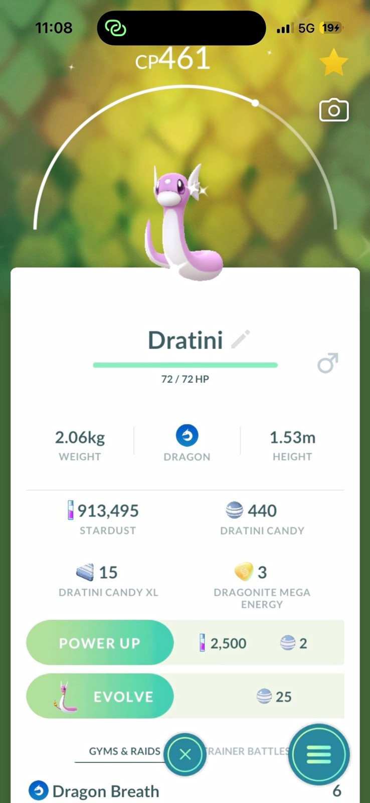 Pokémon Go Shiny Dratini Pokémon Go Shiny Dratini