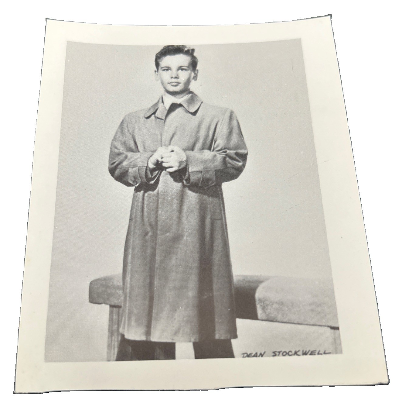 Dean Stockwell B/W Hollywood Fan Club Press Photo