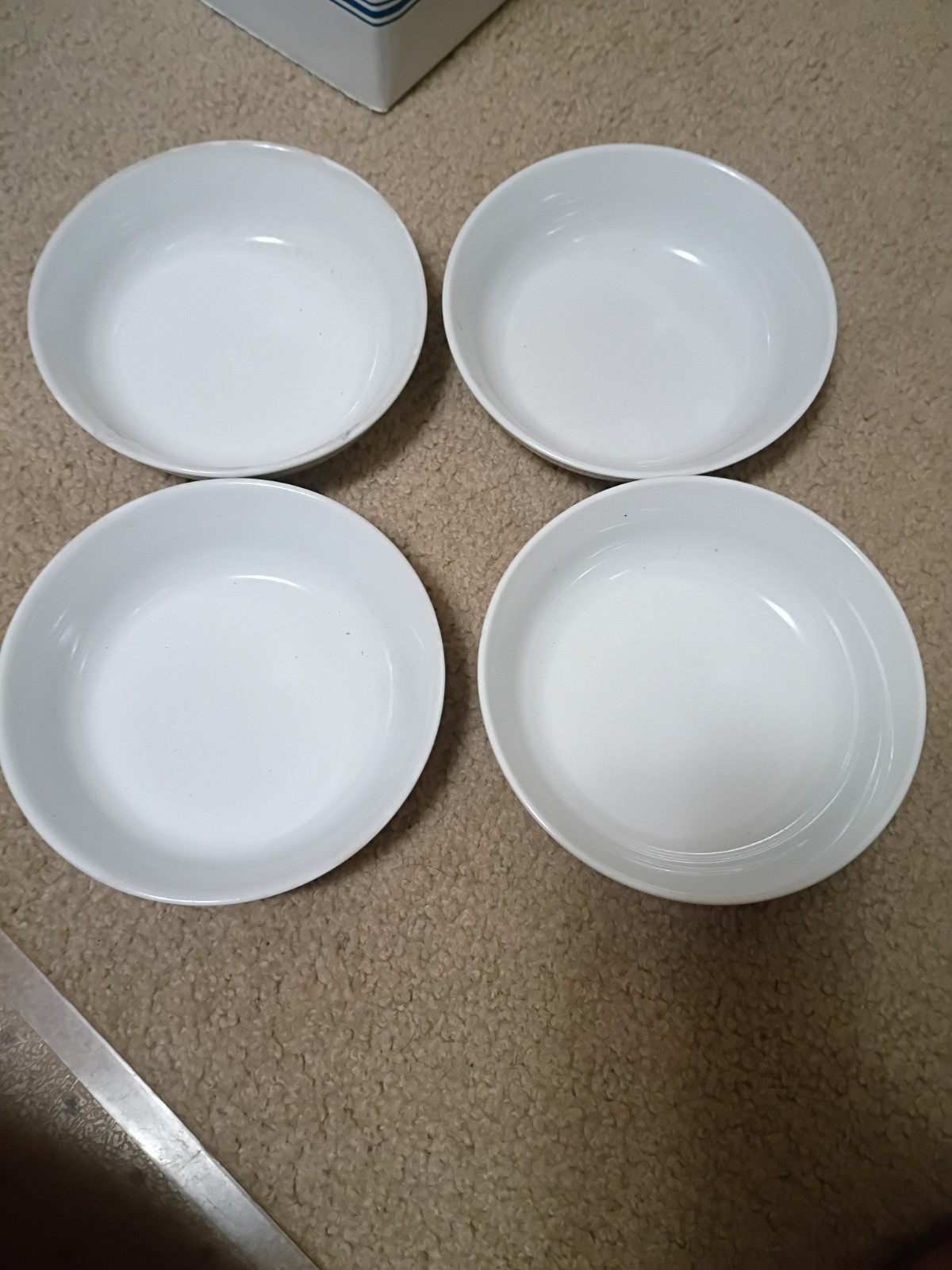 Vintage Northwest Airlines First Class Plate CR-0120 BND Set Of 4 Used Nice VV