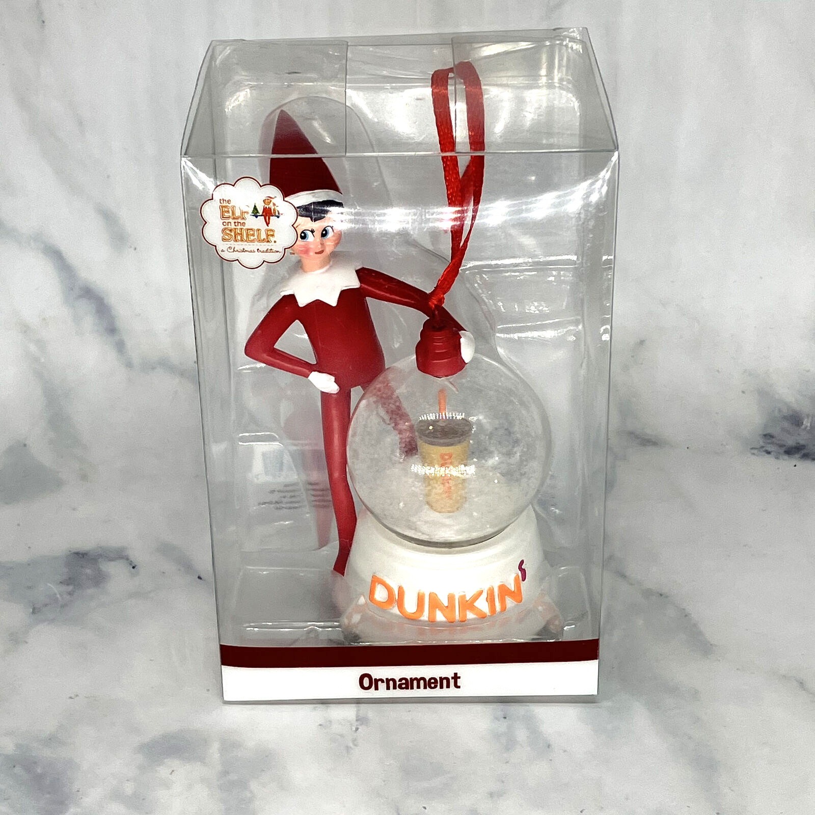 New 2023 Dunkin BOY Elf On Shelf Ornament Snow Globe ***FREE GIFT W/PURCHASE*** New 2023 Dunkin BOY Elf On Shelf Ornament Snow Globe ***FREE GIFT W/PURCHASE***