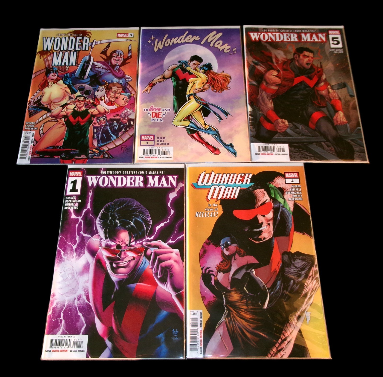 WONDER MAN #1 2 3 4 5 1st print Complete Set Marvel Comics 2026 NM disney+