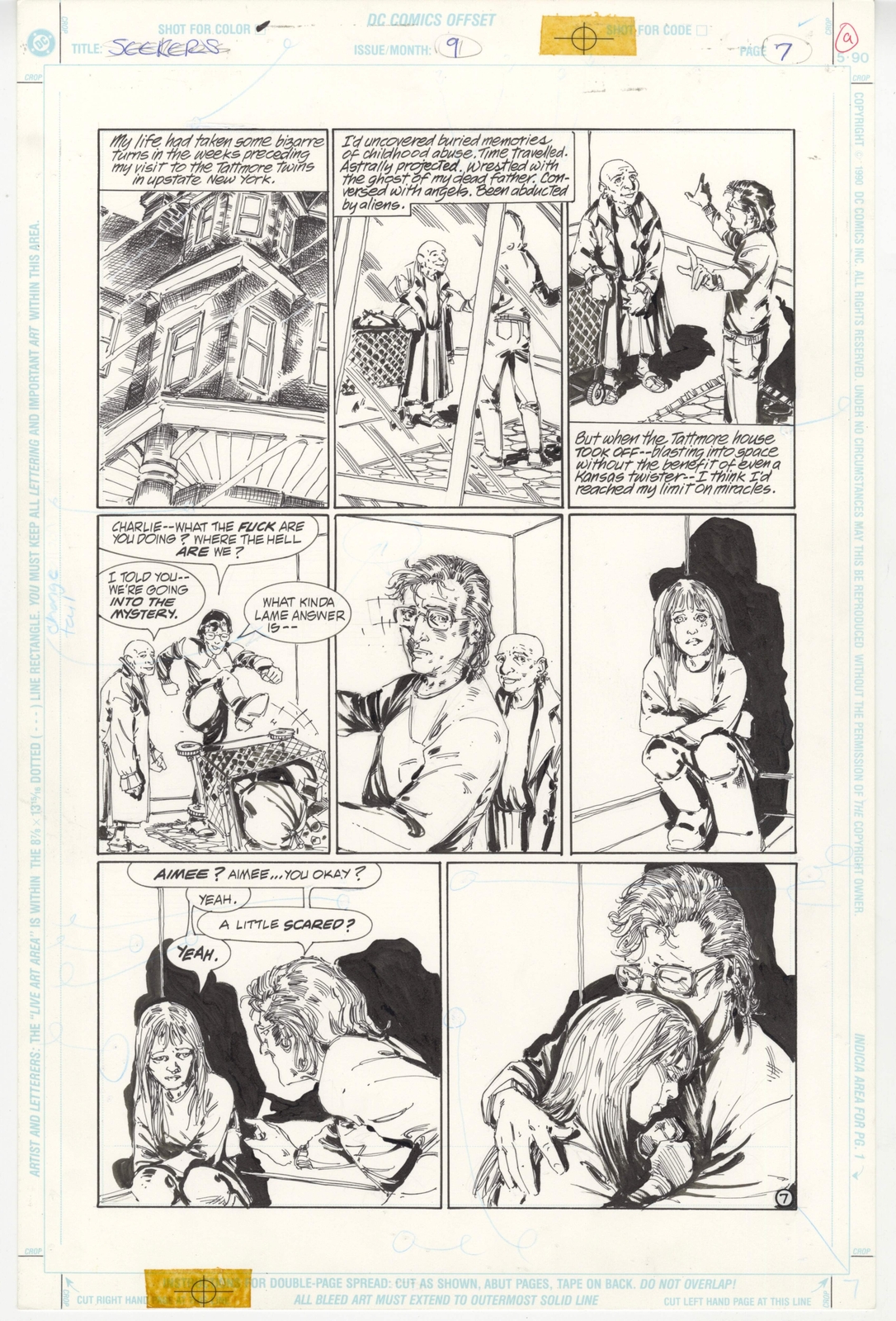Seekers into the Mystery #9 pg 11 Original Art by Michael Zulli