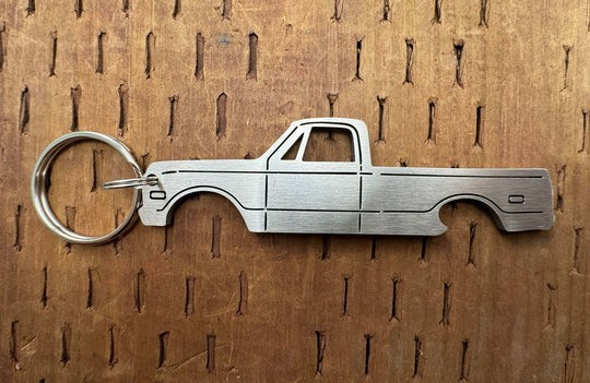 Second Generation 1967-1972 C10 Stainless Steel Keychain bottle opener Second Generation 1967-1972 C10 Stainless Steel Keychain bottle opener
