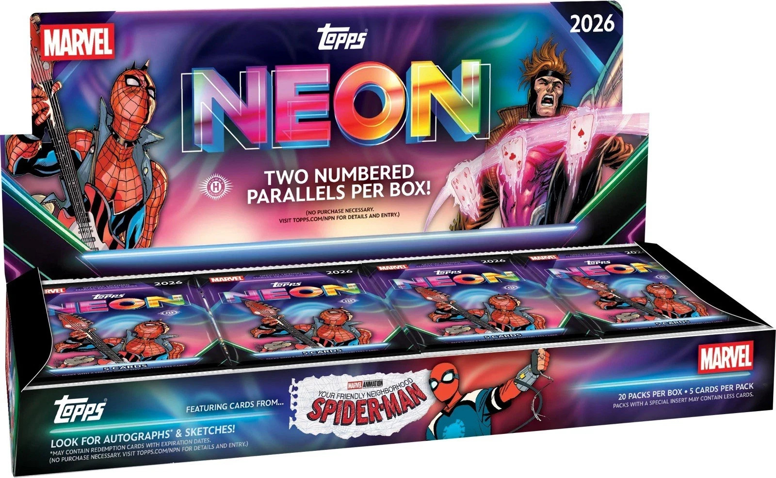 2026 Topps Neon Marvel - Hobby Box‼️New‼️Presale‼️