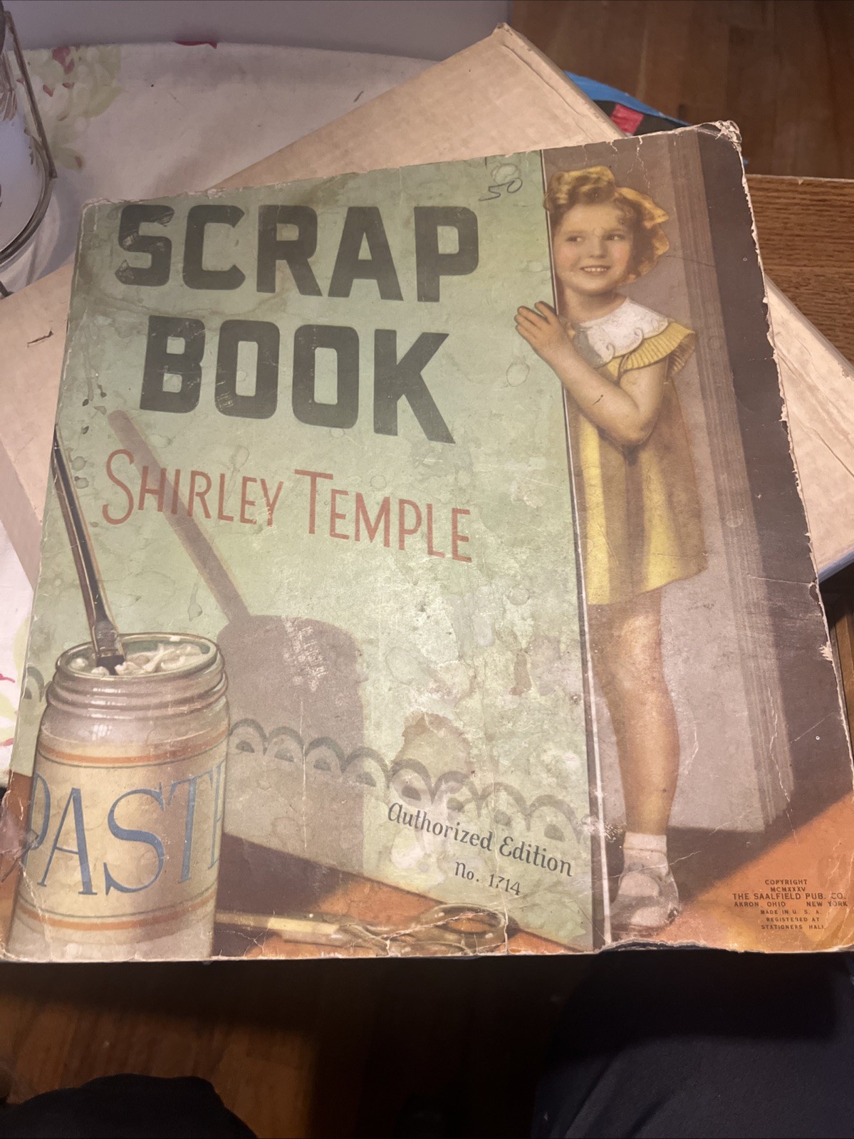 Vintage 1930s Shirley Temple Newspaper Scrapbook 42 Pages Full Vintage 1930s Shirley Temple Newspaper Scrapbook 42 Pages Full
