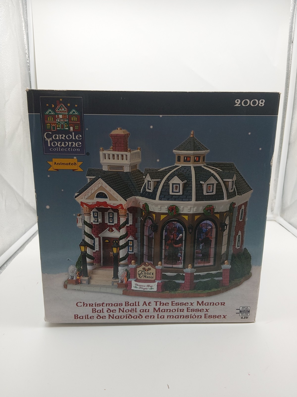 Lemax Carole Towne Christmas Ball At The Essex Manor Animated Broken Chimney Lemax Carole Towne Christmas Ball At The Essex Manor Animated Broken Chimney