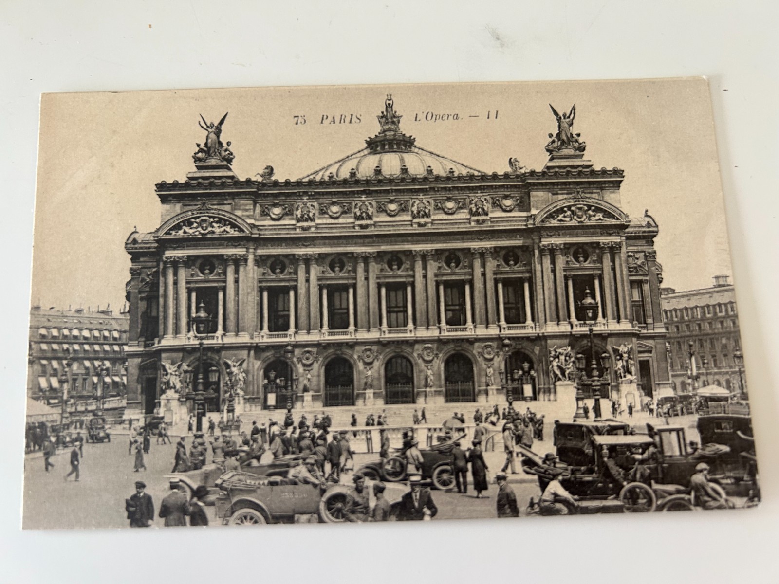 Scene at L\'Opera Opera House in Paris France Vintage Postcard Scene at L\'Opera Opera House in Paris France Vintage Postcard