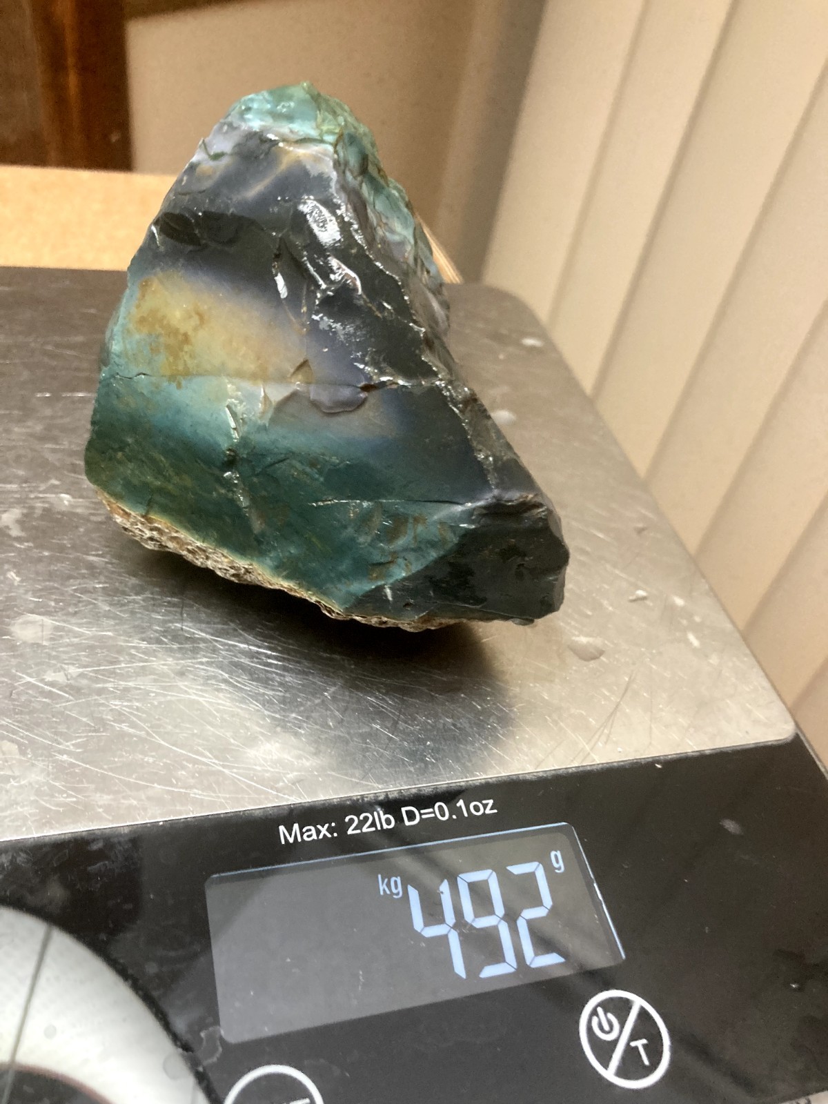 Rare central Oregon old stock Skaggs jasper AAA highest grade gem quality 492g