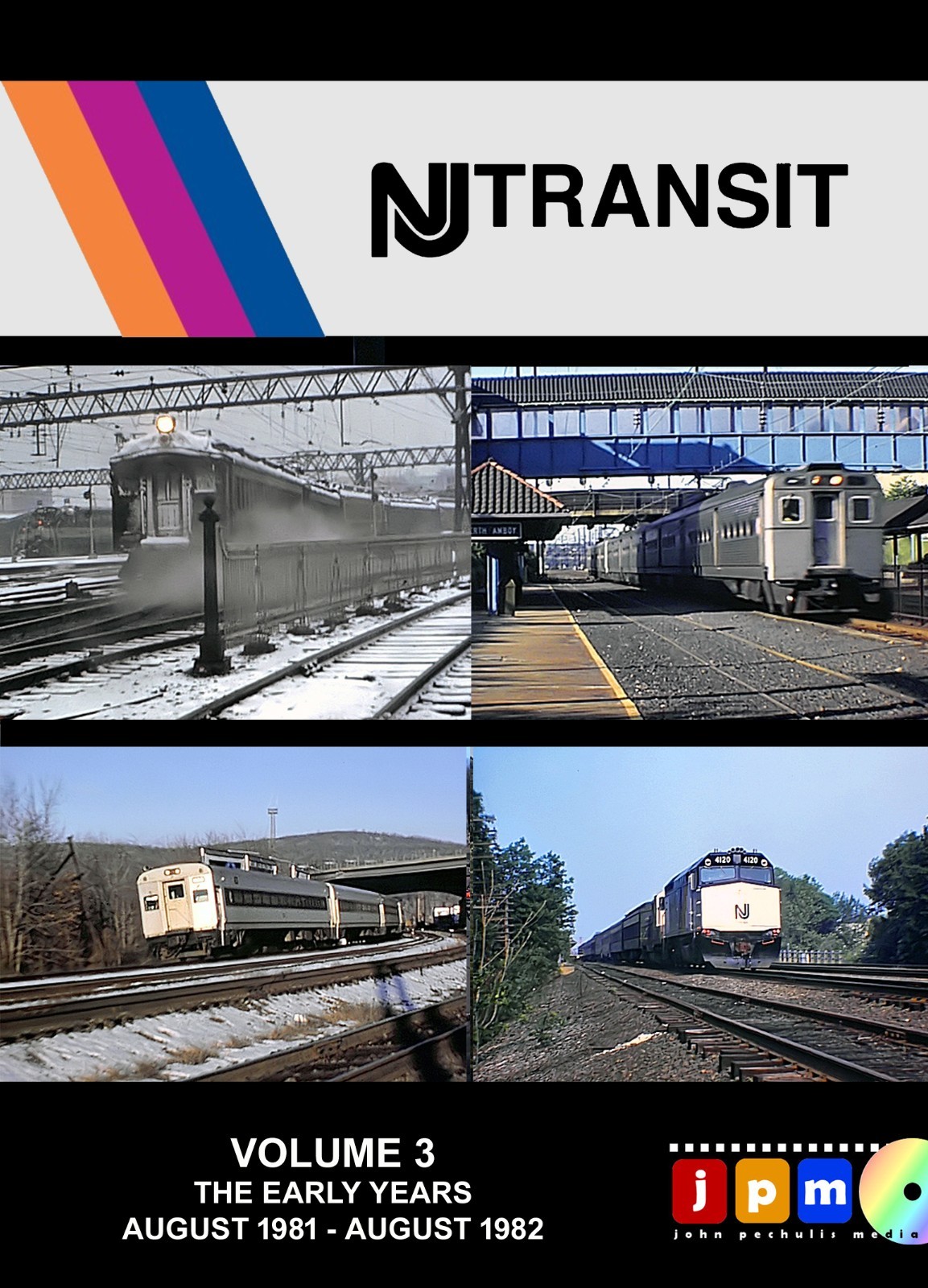 New Jersey Transit Volume 3 DVD JPM August 1981 to August 1982