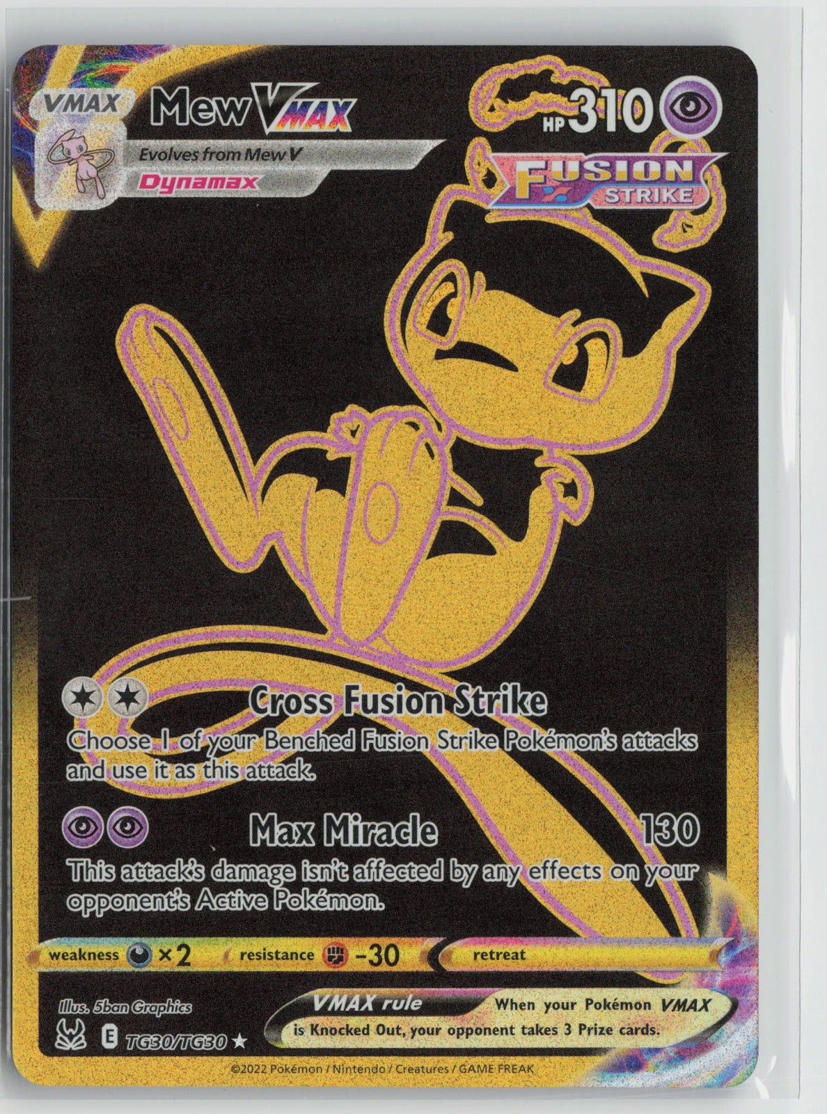 Mew VMAX Secret Secret Rare Holo SWSH11: TG TG30/TG30 NM Mew VMAX Secret Secret Rare Holo SWSH11: TG TG30/TG30 NM