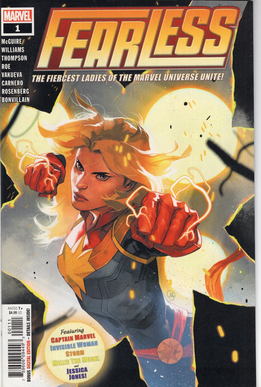 Fearless #1 Marvel Comics 2019 NM+ Fearless #1 Marvel Comics 2019 NM+