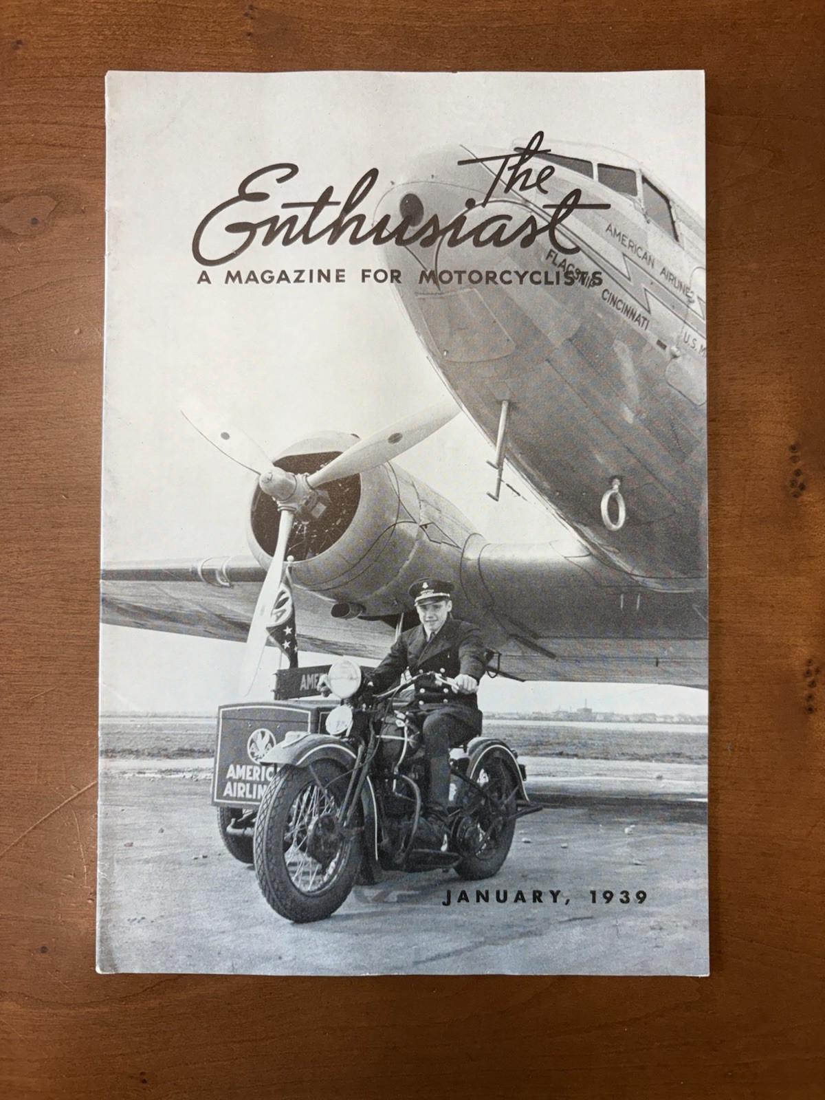 ORIGINAL 1939 HARLEY-DAVIDSON ENTHUSIAST MAGAZINE COLLECTION — 4 ISSUES