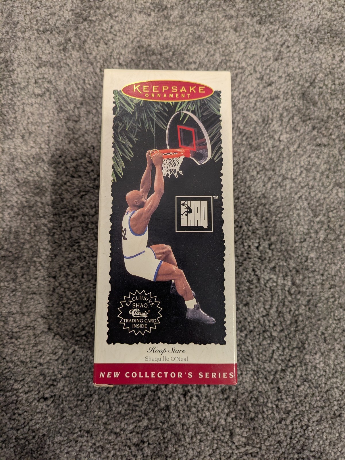 Hallmark Shaquille O'Neal Hoop Stars Ornament with Trading Card