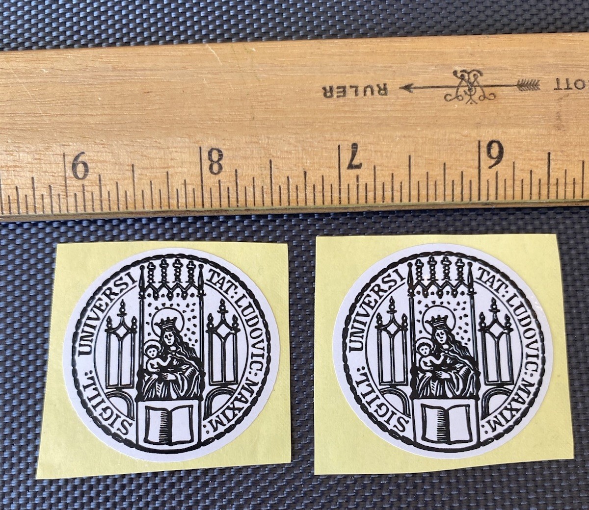 2 Ludwig Maximilian University of Munich LMU Logo Sticker Bottle Laptop Cell Car