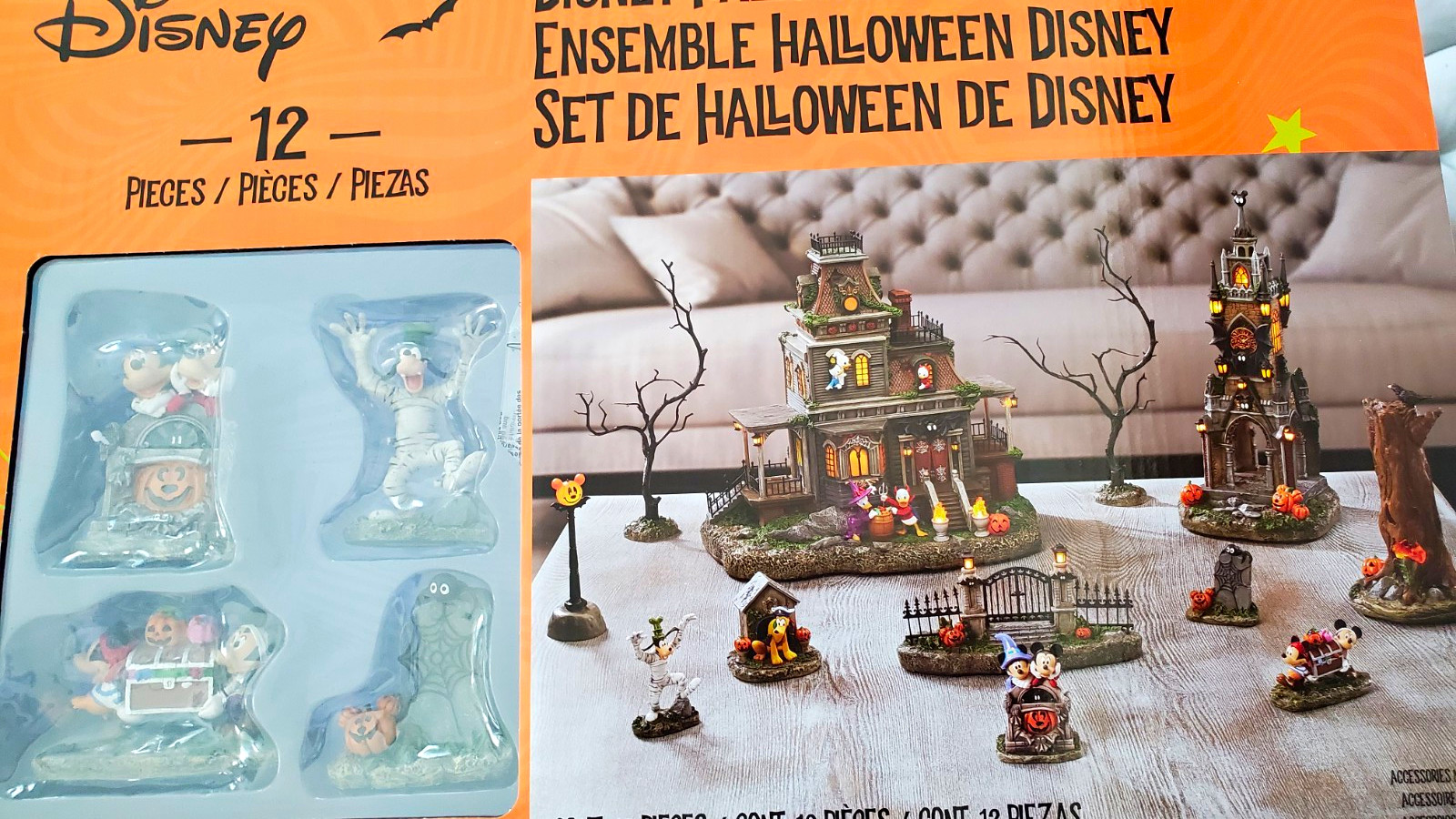 Disney Haunted Mansion Lighted Halloween Village Set 12pc Resin 2023 BN Disney Haunted Mansion Lighted Halloween Village Set 12pc Resin 2023 BN