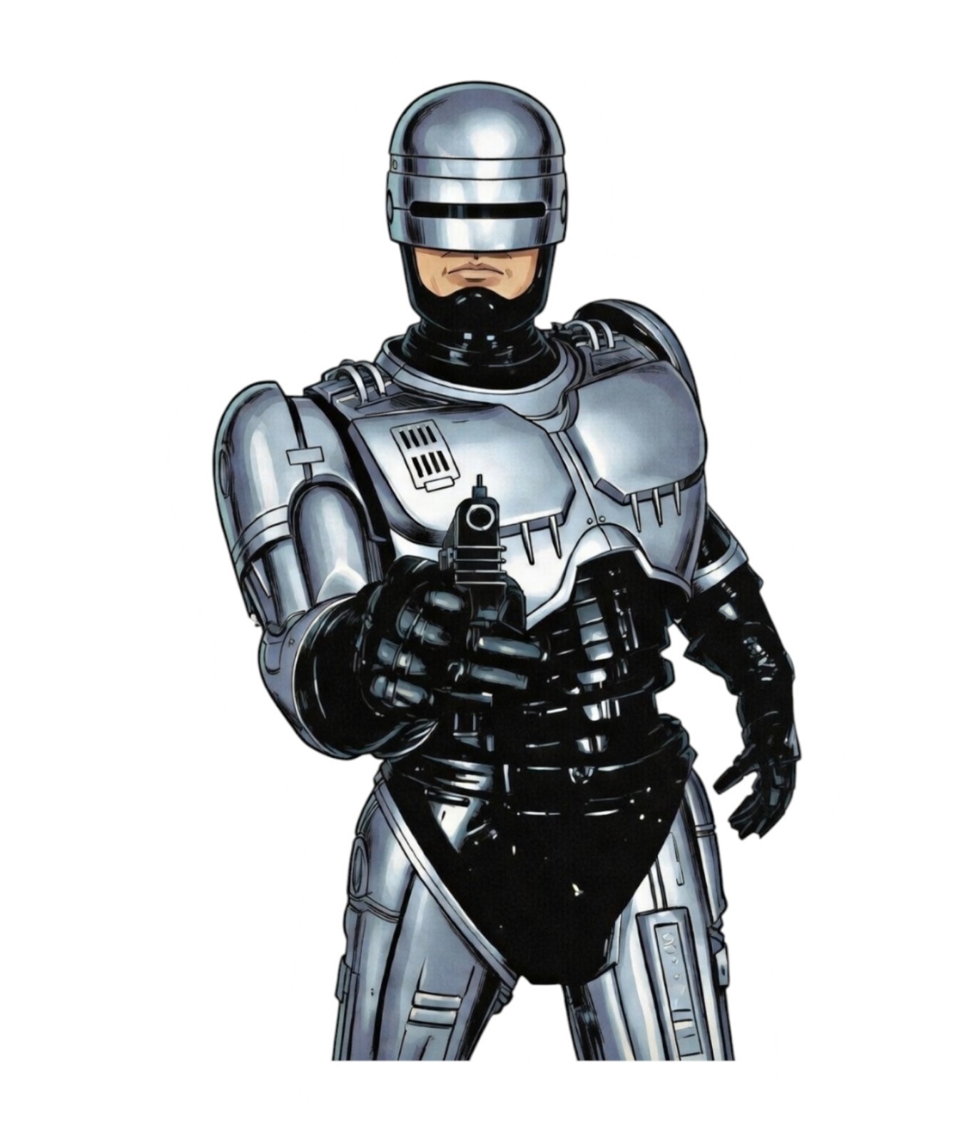 RoboCop Animated Cartoon Nostalgia Anime Manga Water Resistant Sticker