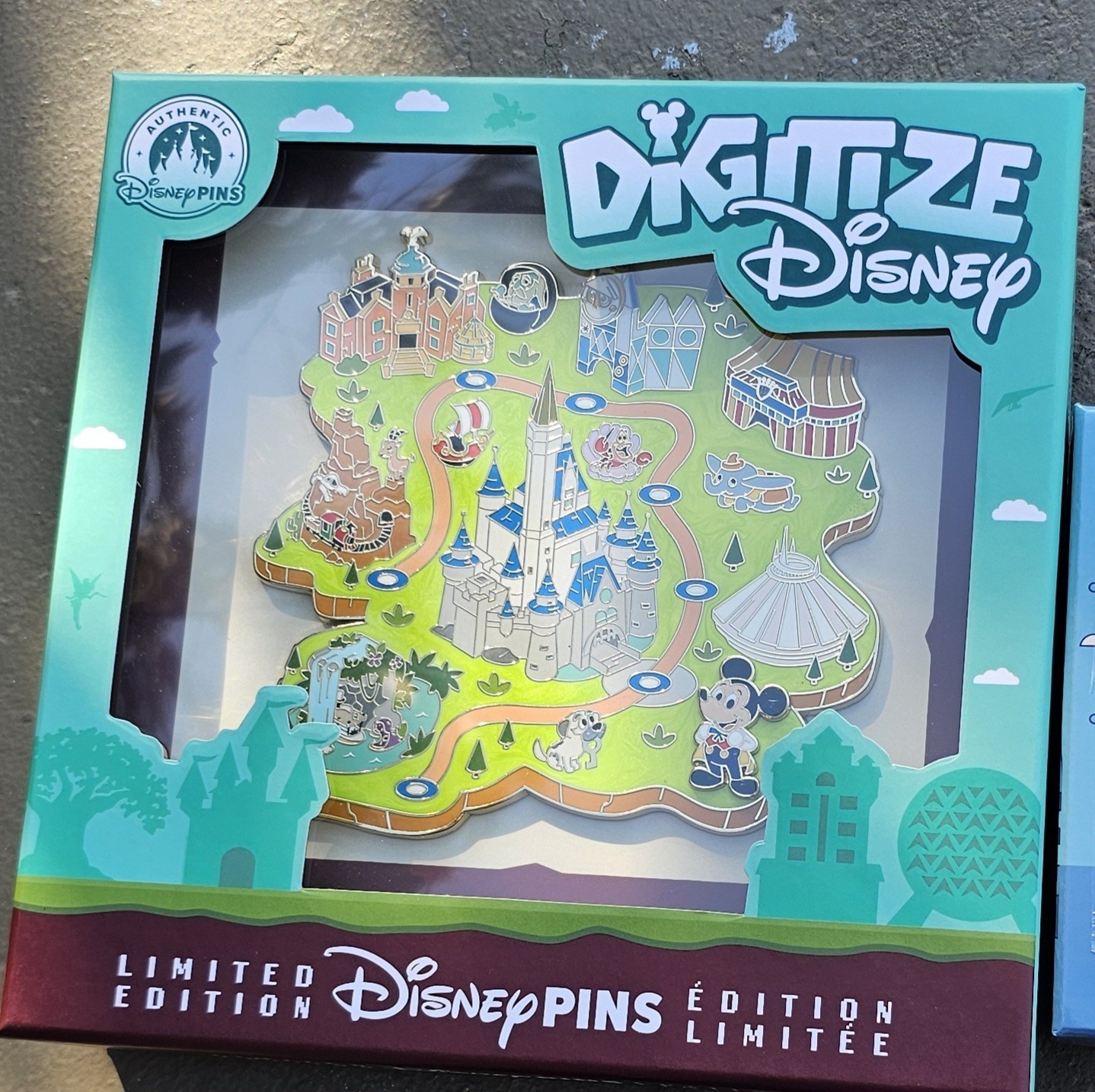 Disney Digitize Walt Disney World Magic Kingdom Map Jumbo Pin 2026 LE 2500 WDW Disney Digitize Walt Disney World Magic Kingdom Map Jumbo Pin 2026 LE 2500 WDW