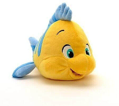 Disney The Little Mermaid: Flounder Plush (New - 10 inches) NWT USA SELLER