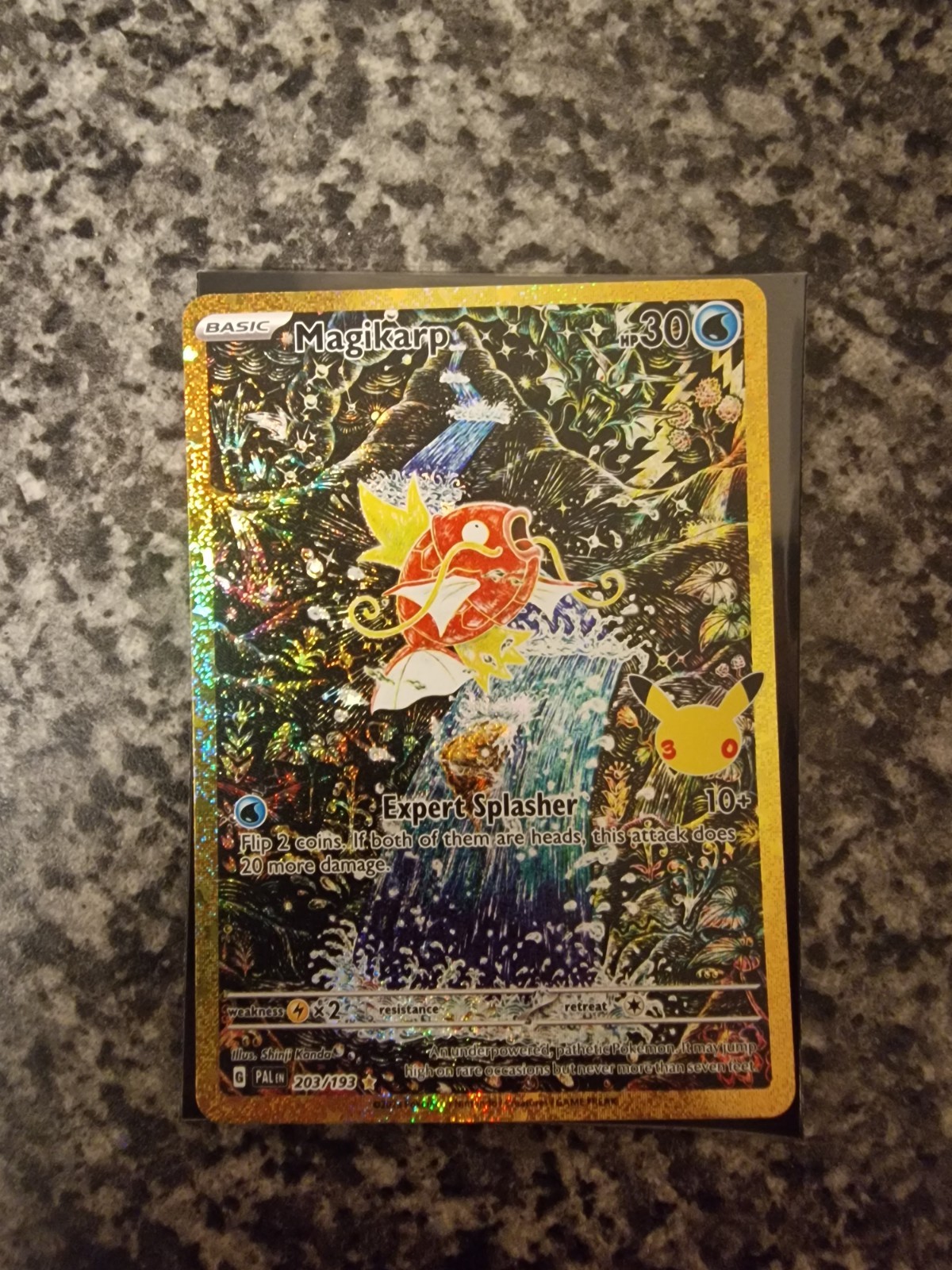Pokemon TCG - Magikarp 203/193 - 30th Celebrations - Pack Fresh Pokemon TCG - Magikarp 203/193 - 30th Celebrations - Pack Fresh