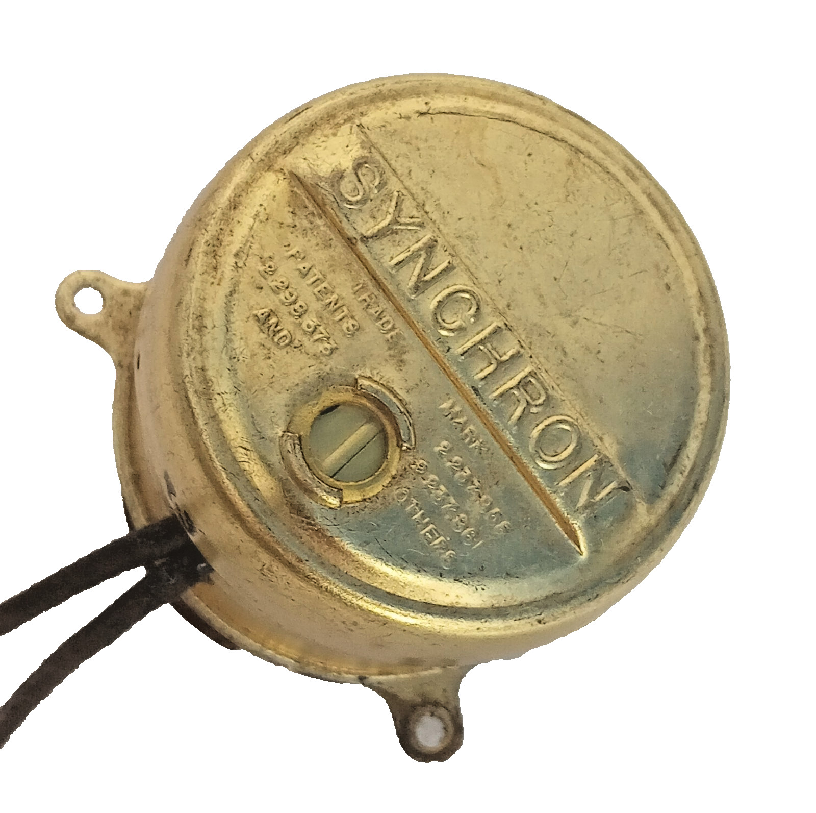 Vintage Hansen SYNCHRON Timing Clock Motor 4 RPM 110V 60Hz 3W - WORKING, Patina Vintage Hansen SYNCHRON Timing Clock Motor 4 RPM 110V 60Hz 3W - WORKING, Patina