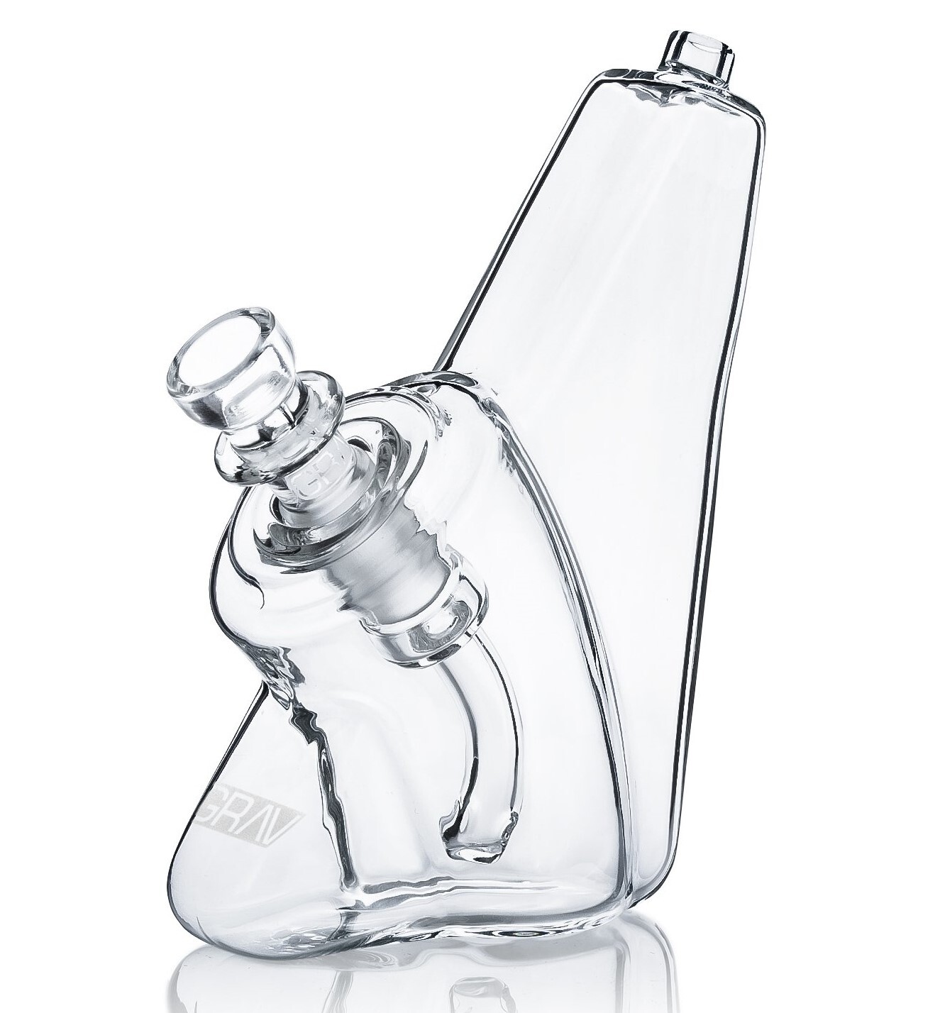 Grav® Labs Wedge Bubbler Premium Glass Water Pipe BONG Hookah *USA* Grav® Labs Wedge Bubbler Premium Glass Water Pipe BONG Hookah *USA*