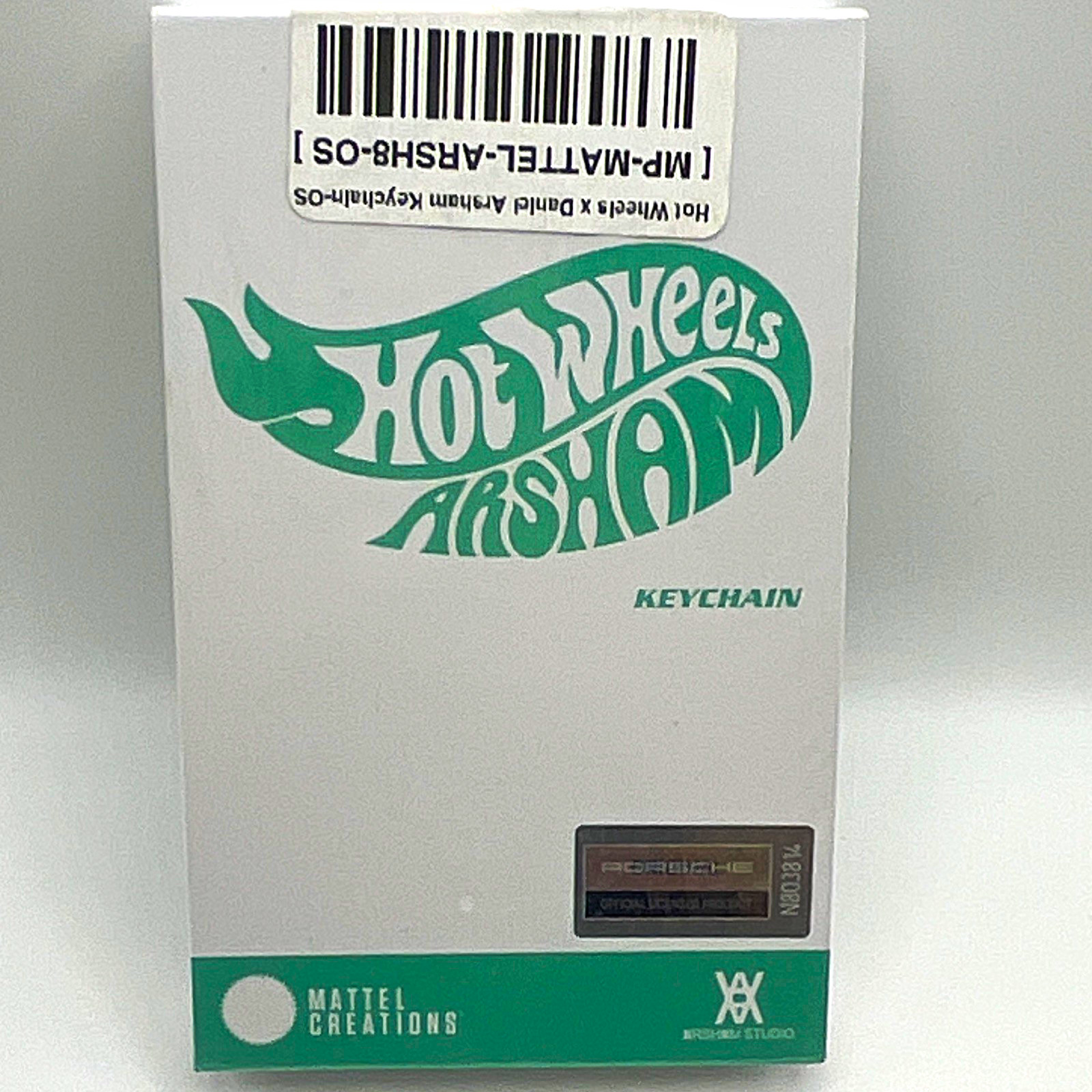 Mattel Creations Hot Wheels Legends Archive Daniel Arsham Keychain White/Green Mattel Creations Hot Wheels Legends Archive Daniel Arsham Keychain White/Green