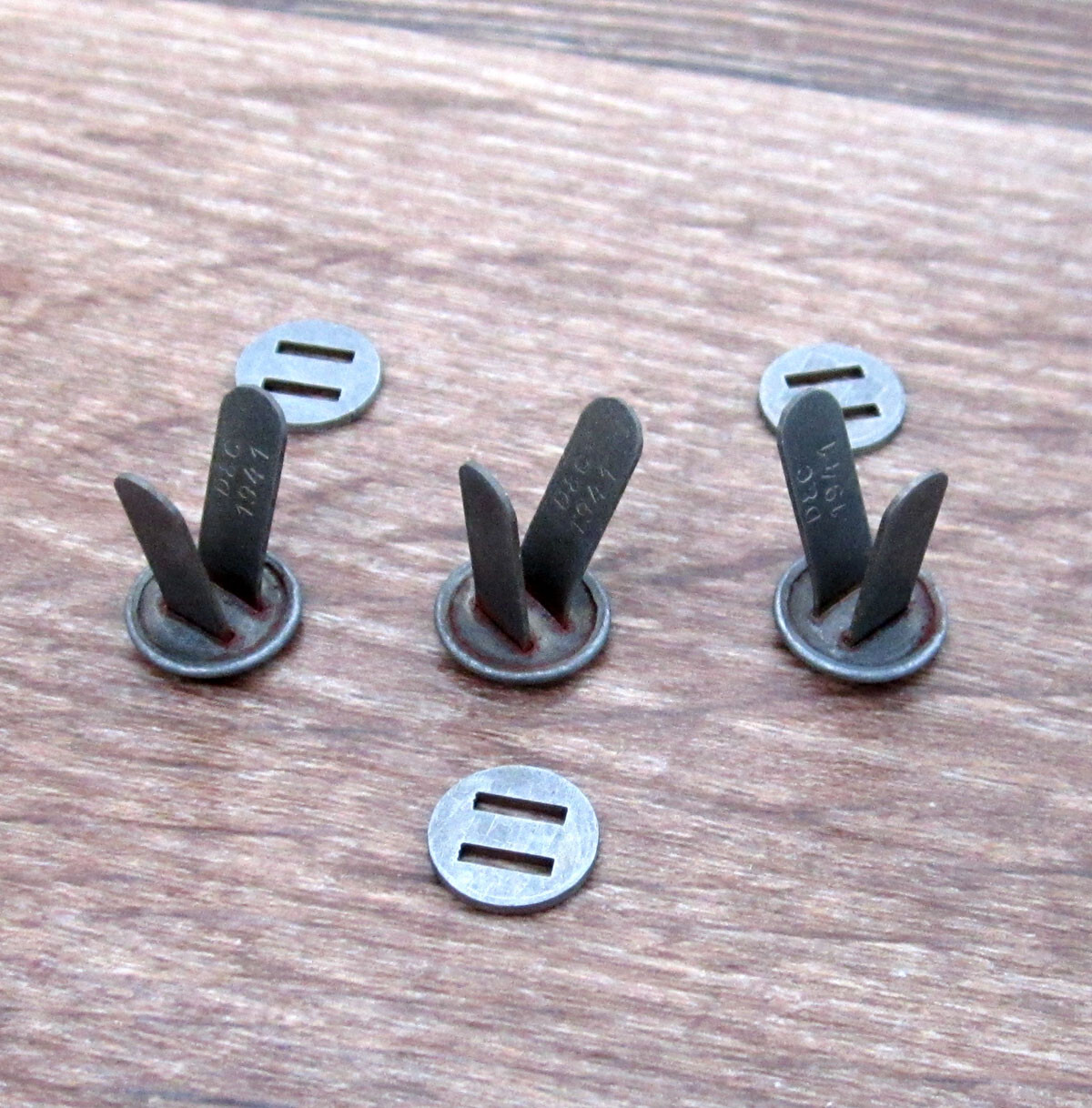 WW2 german helmet split pins. REPLICA D&C1941