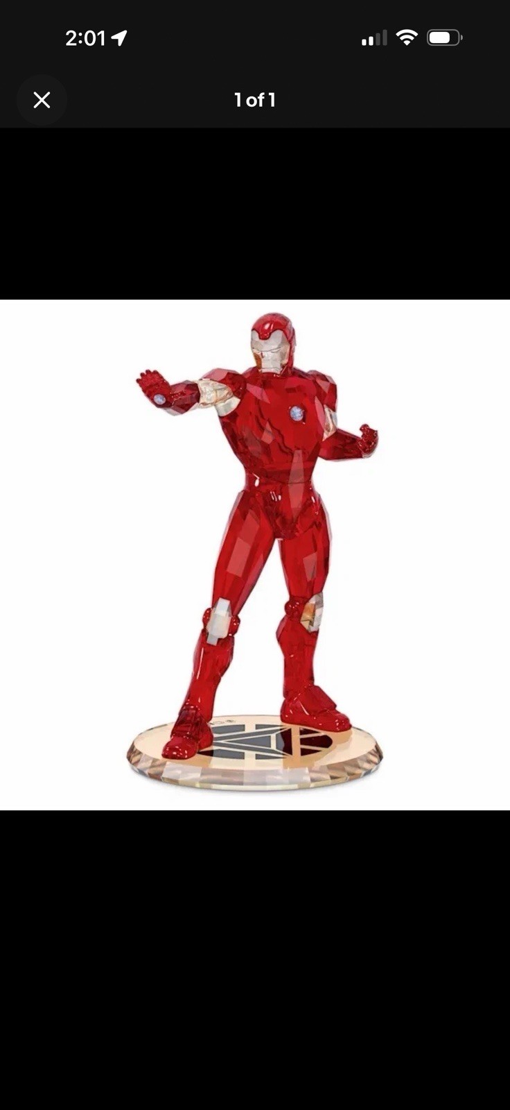 IRON MAN SWAROVSKI #5649305 IRON MAN SWAROVSKI #5649305